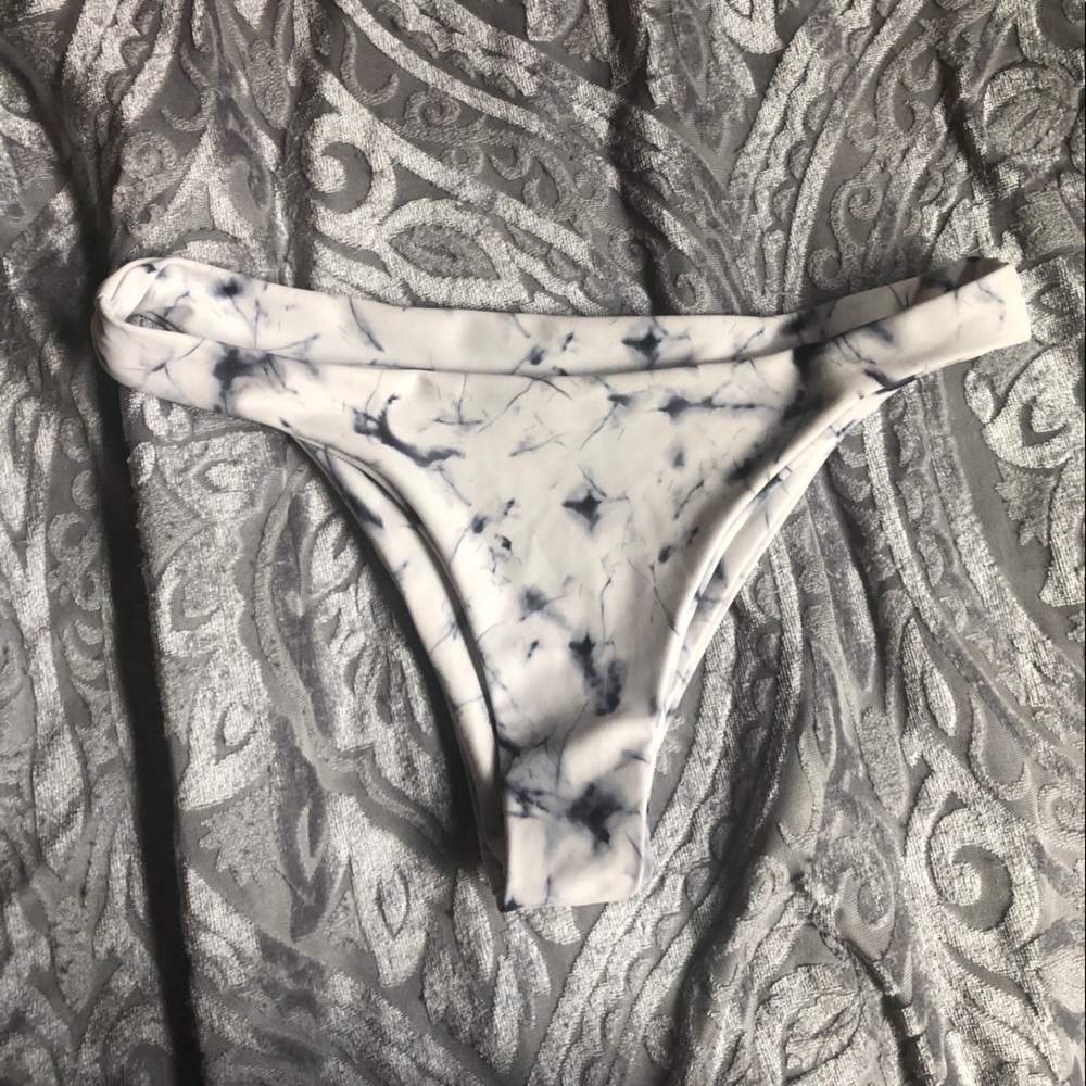 Marble bikini bottoms